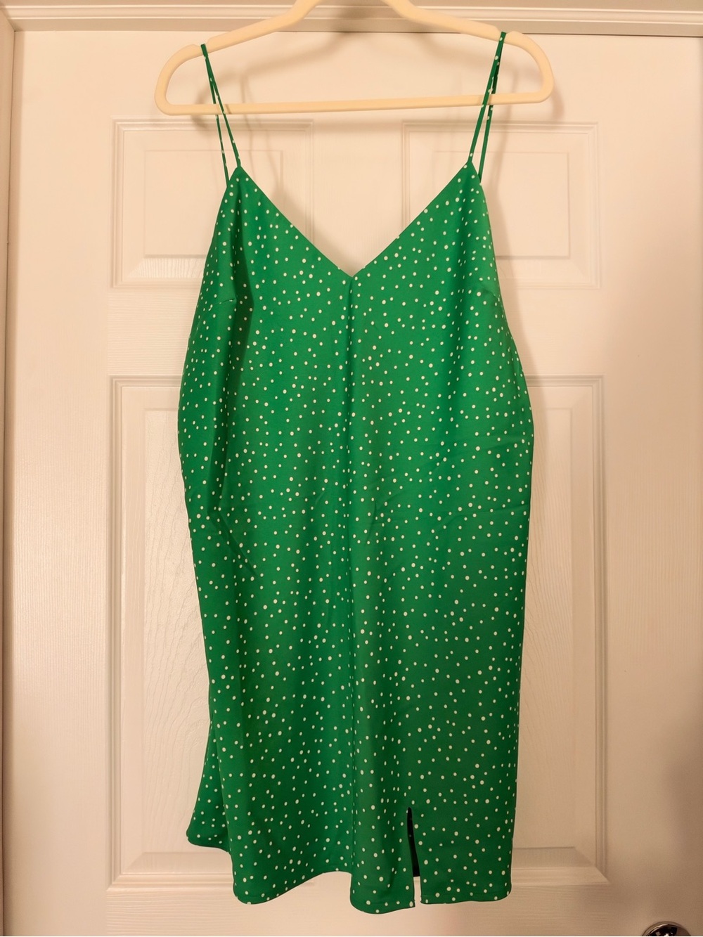 a new day Green Polka Dot Spaghetti Strap Cami
